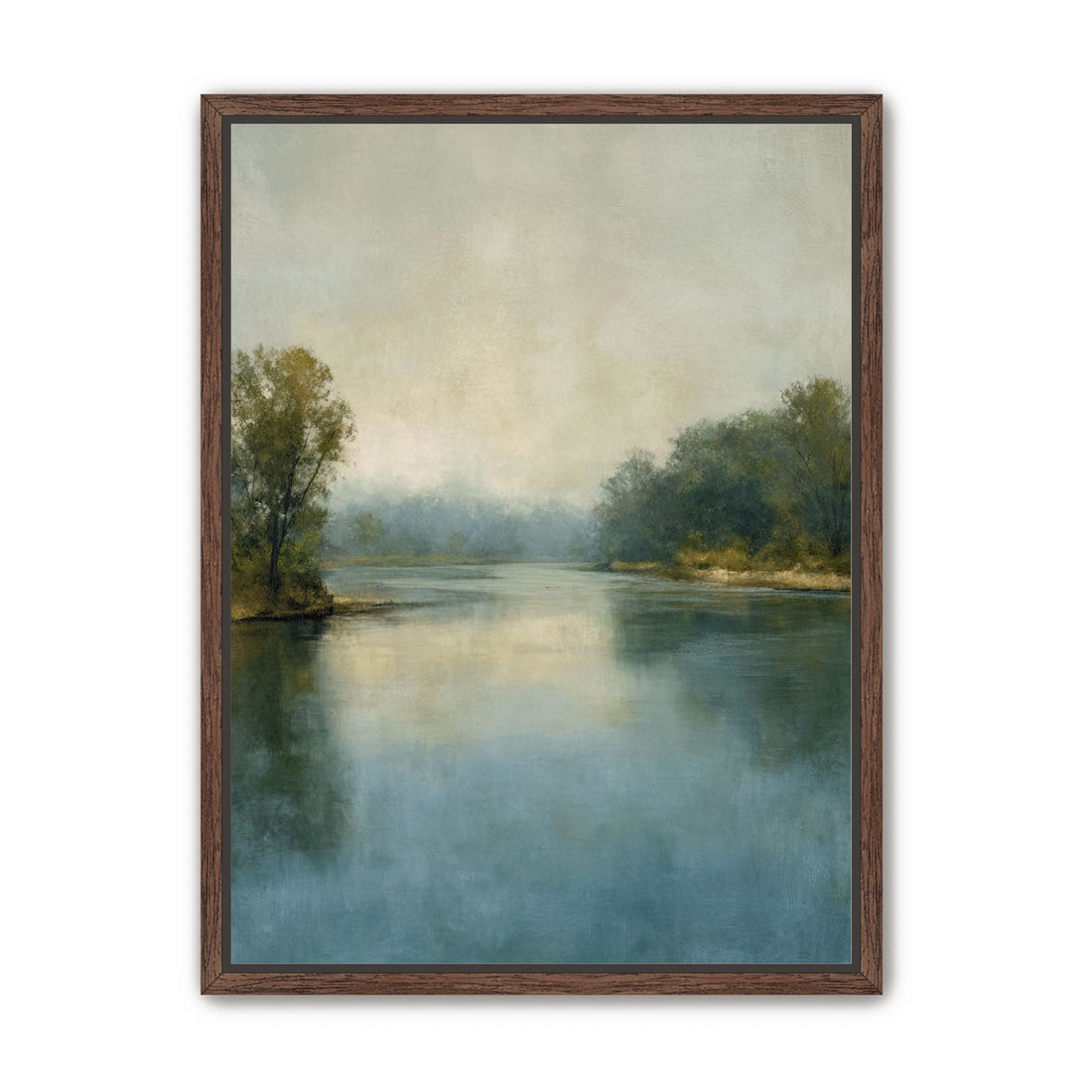Misty bend in the river