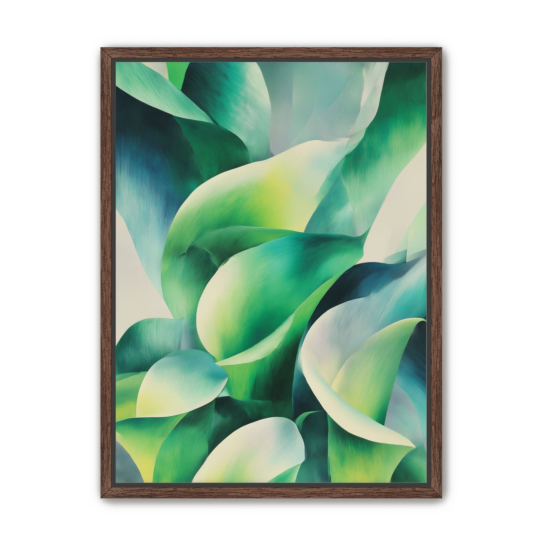 Calla lilies among green shadows