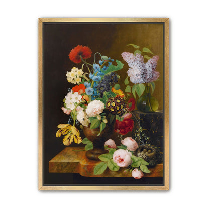 Fallen roses by the nest