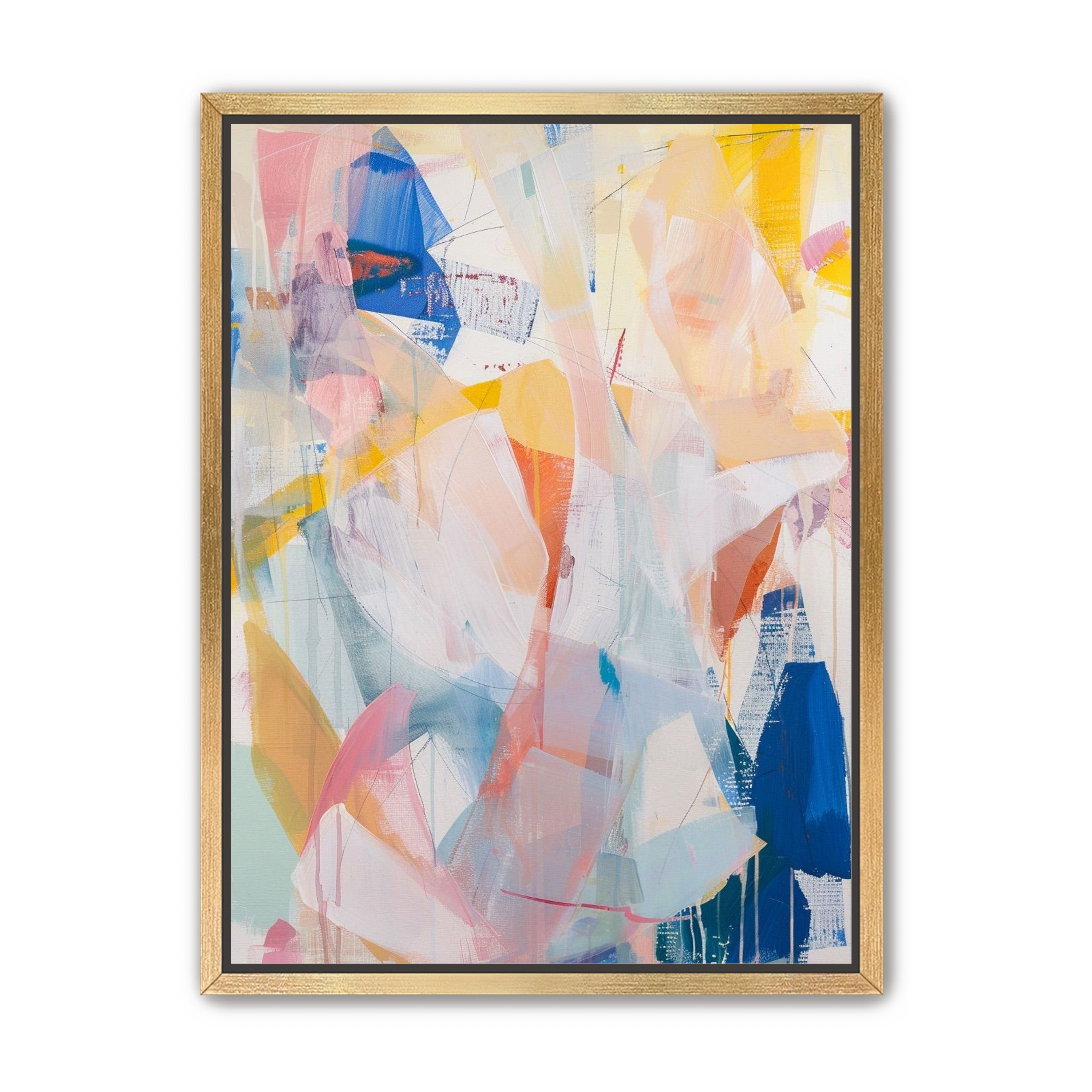 Translucent layers on canvas