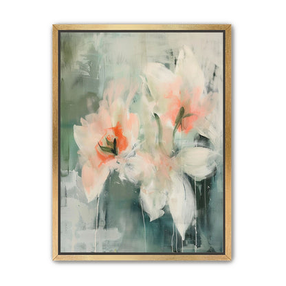 Pale blooms in quiet paint