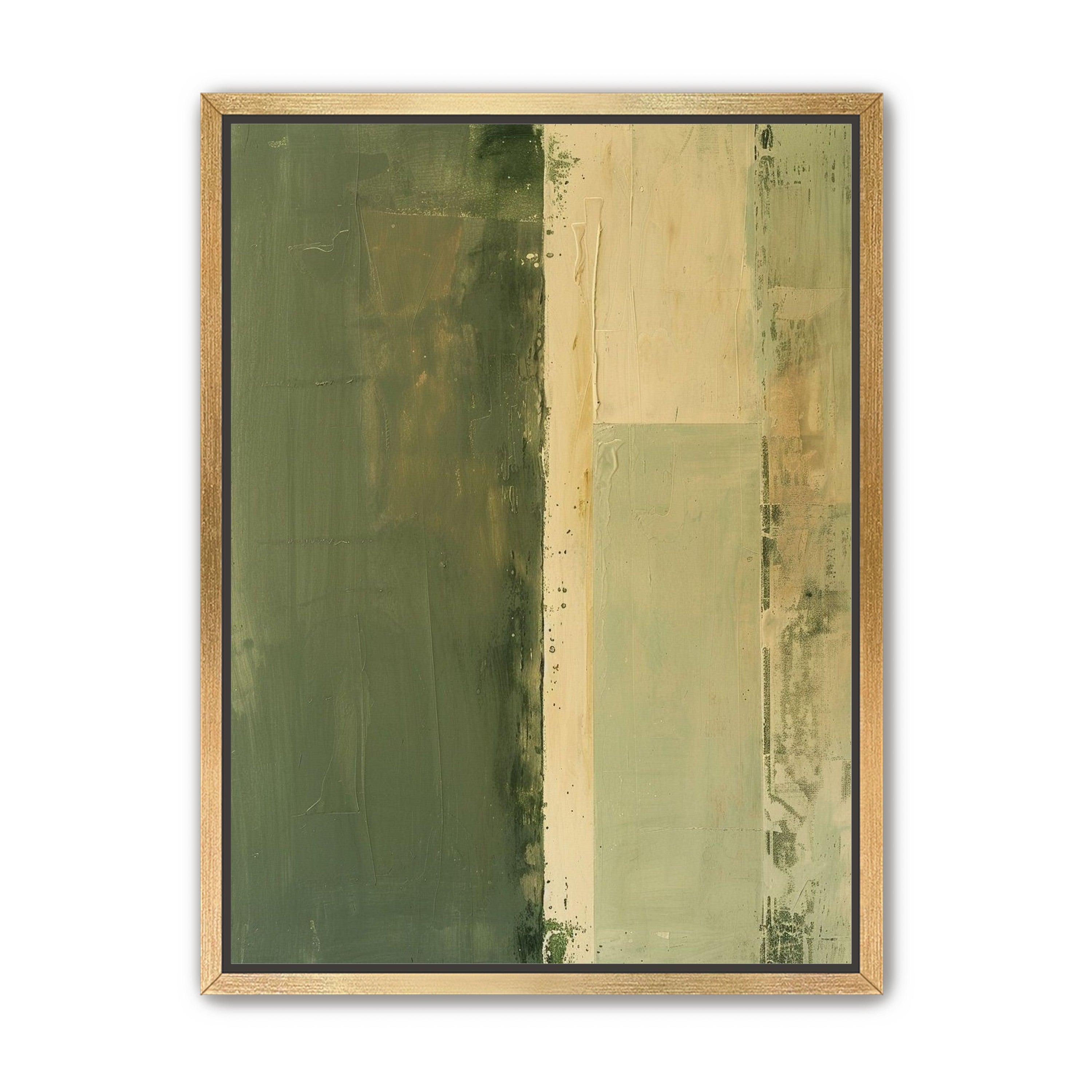 Pale seam in olive field