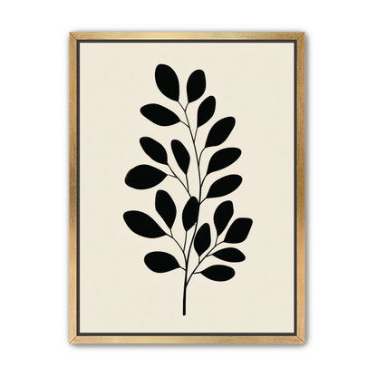 Plant Cutout on Cream