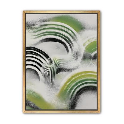 Green arcs across the haze