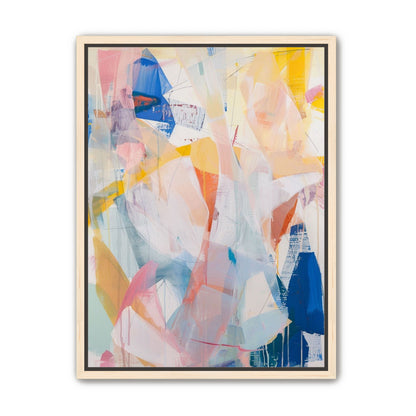 Translucent layers on canvas