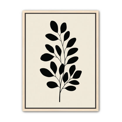 Plant Cutout on Cream