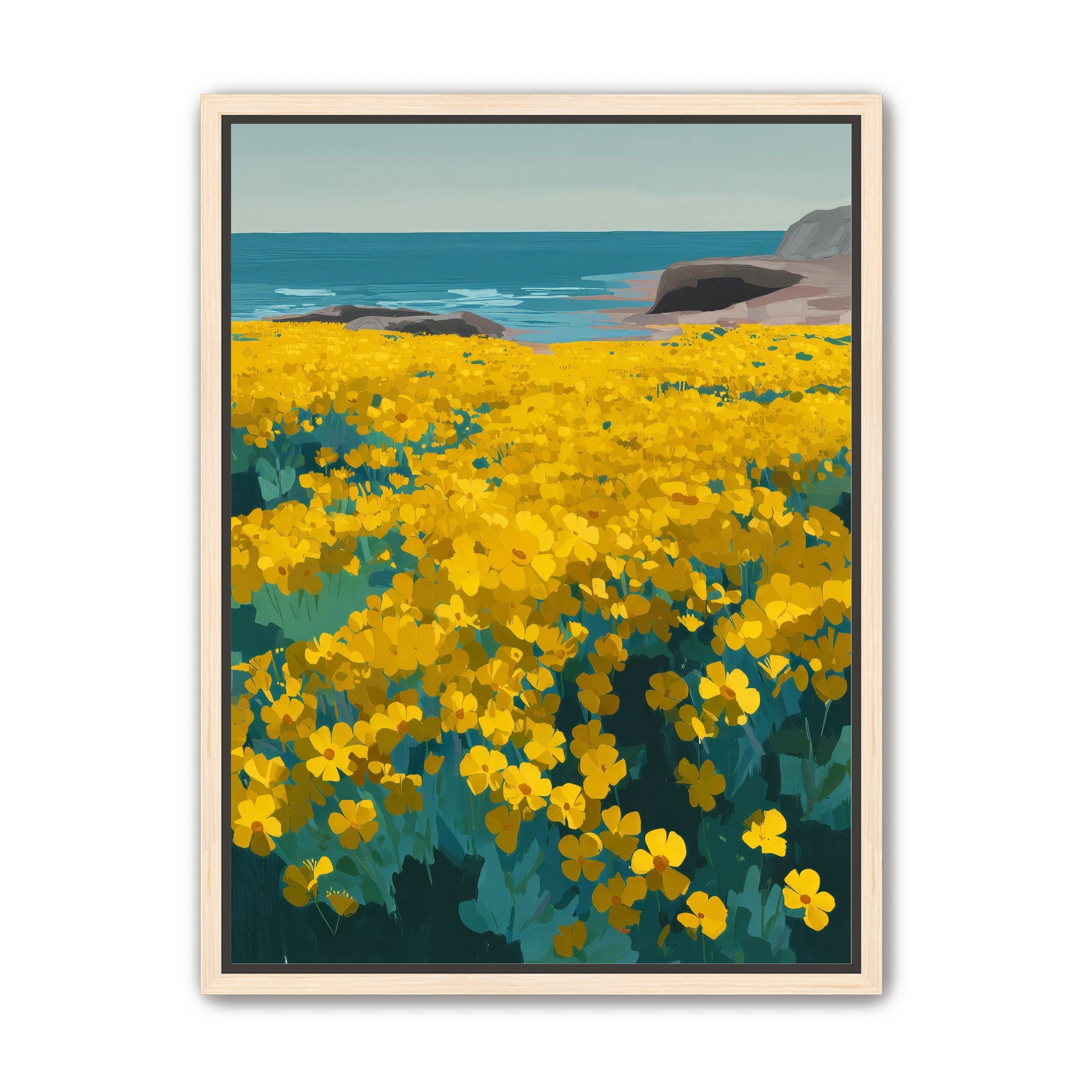 Yellow Coastal Wildflowers