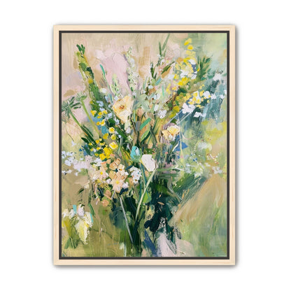 Wildflowers leaning into light