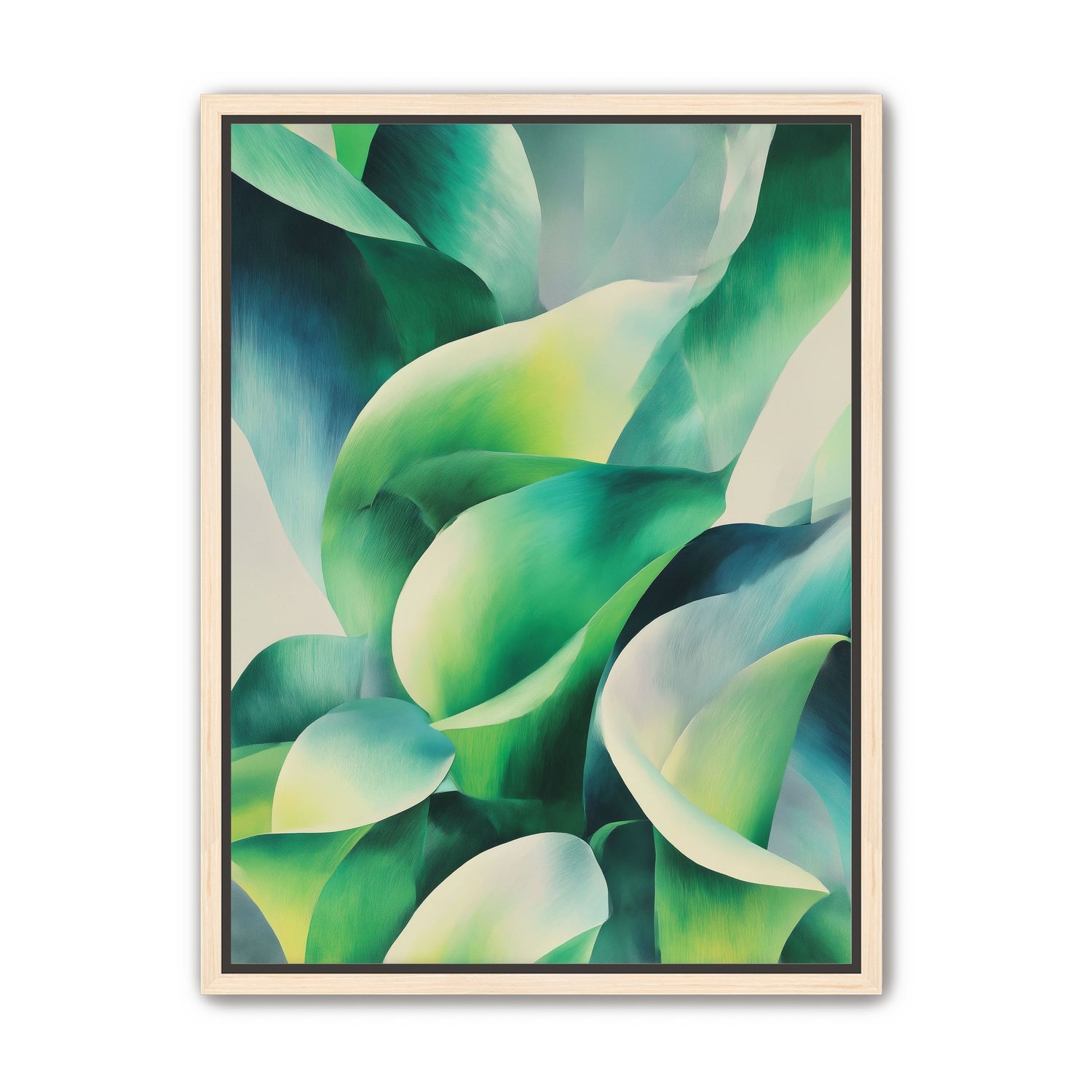 Calla lilies among green shadows
