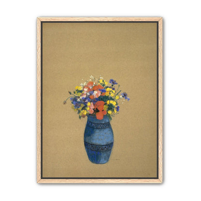 A quiet vase of wildflowers