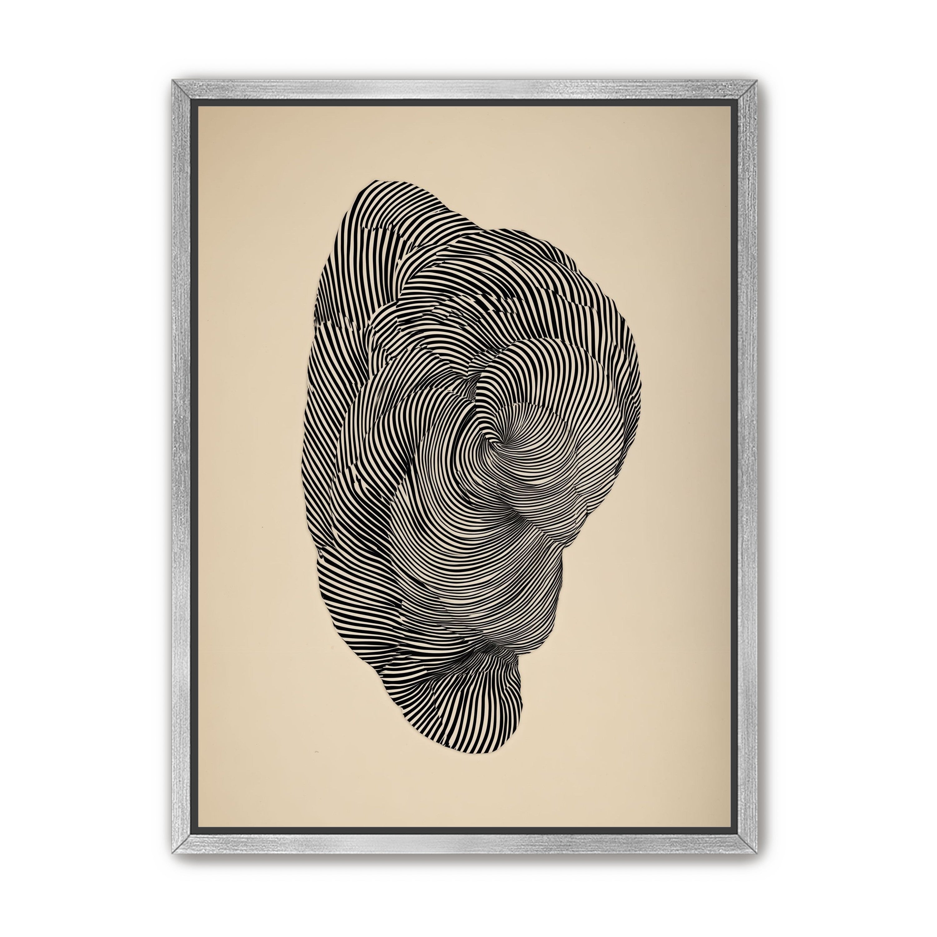 Vortex in a striped head