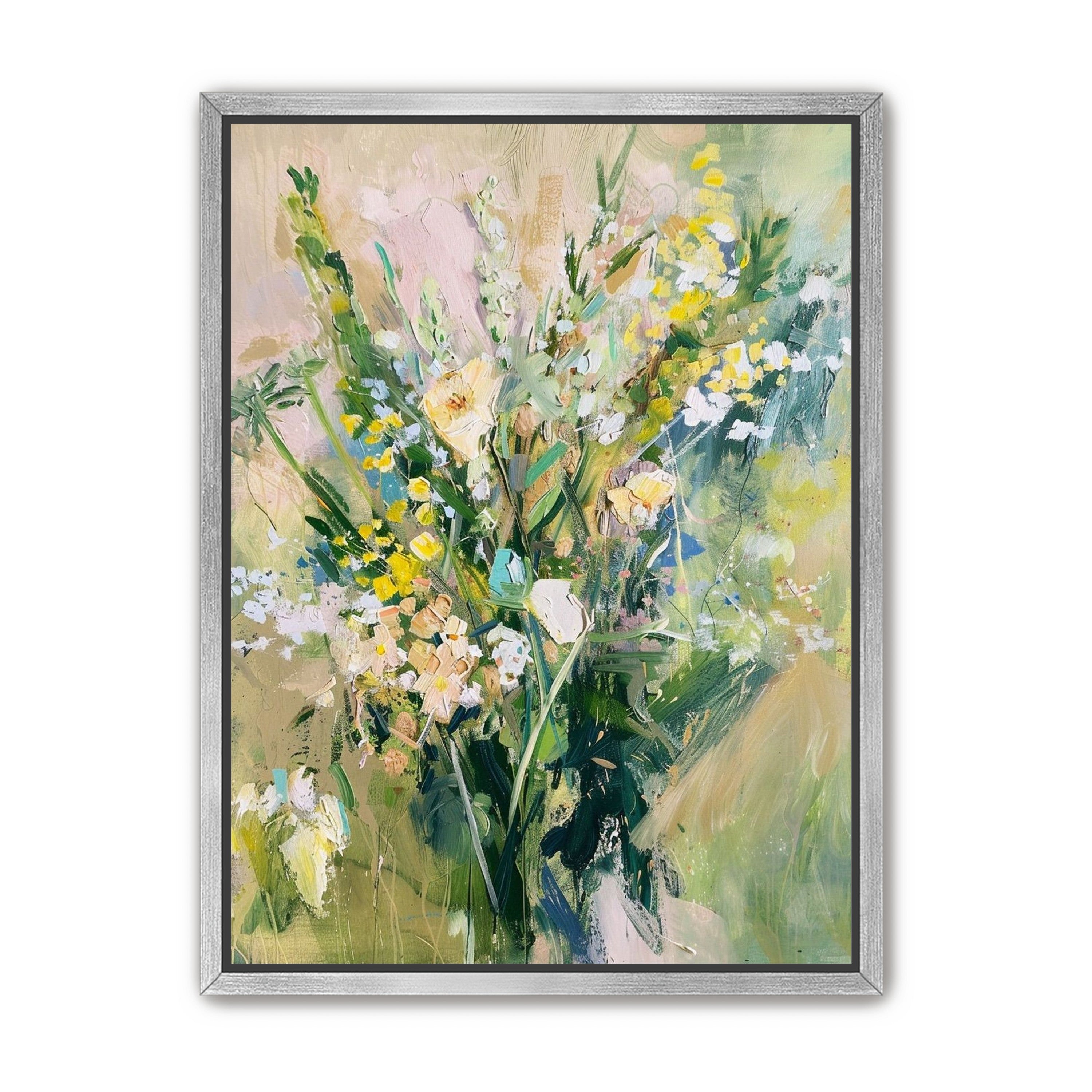 Wildflowers leaning into light
