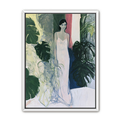 A woman among the leaves