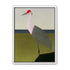 Red crown crane at the shore