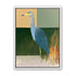A heron beside the reeds