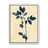 Blue leaves on cream air
