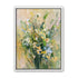 Wildflowers within pale light