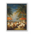 Dogs at seaside tables