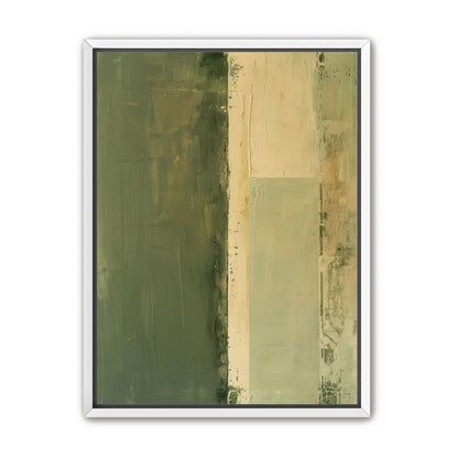 Pale seam in olive field