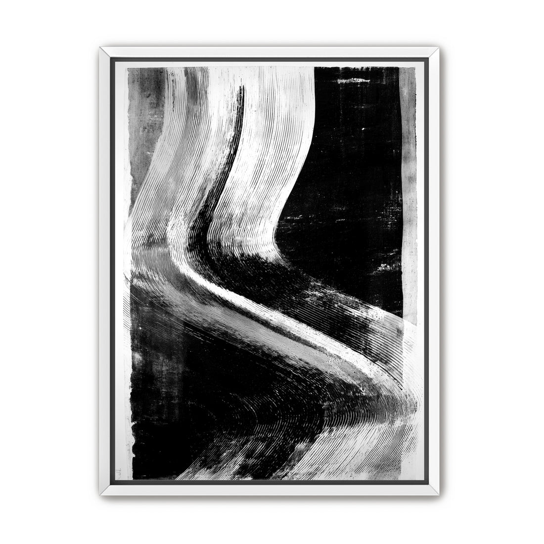 White sweep through black