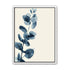 Blue leaves on pale air