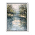 Pale sky in blue water