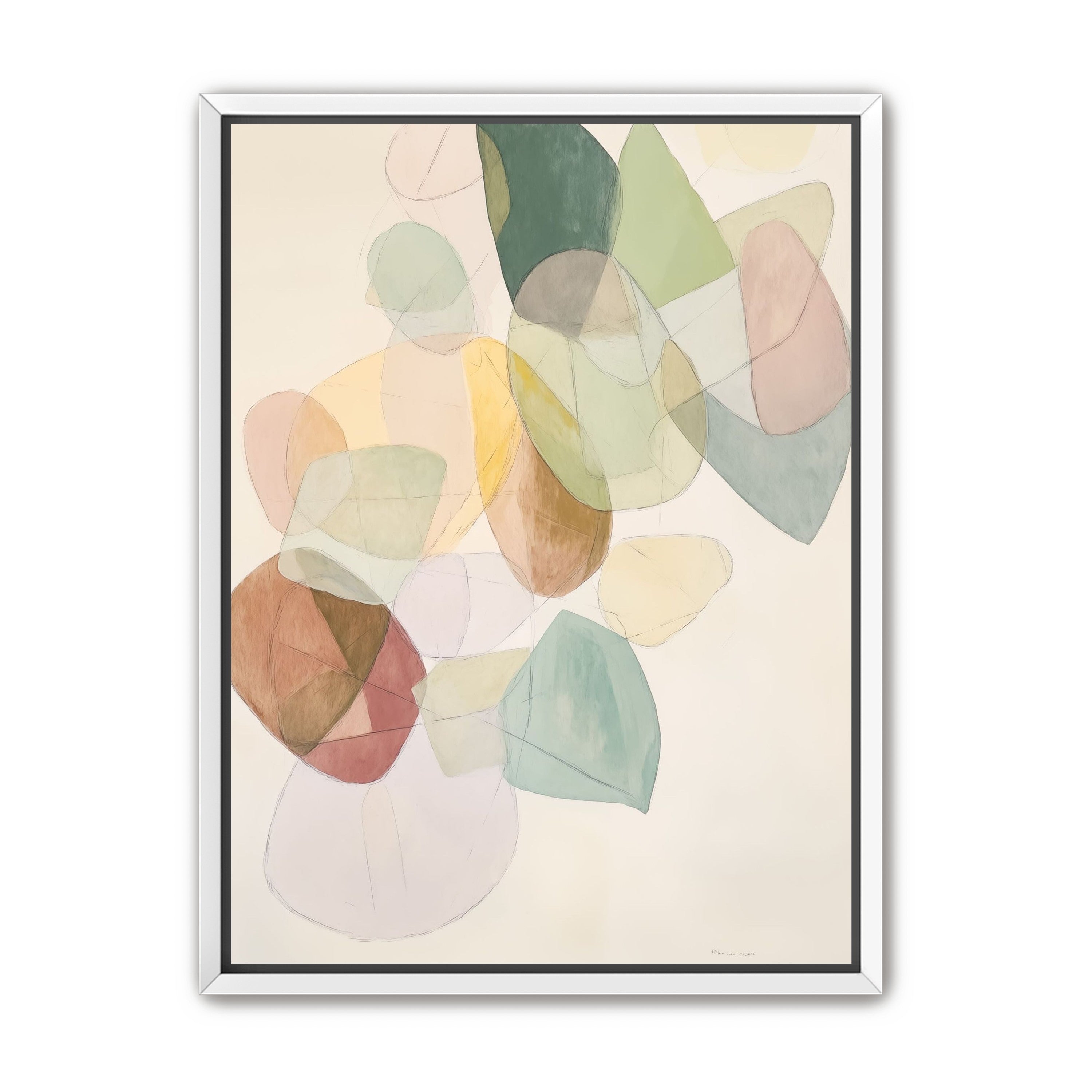 Layered Forms on Paper 