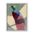 Teal throat on maroon wing