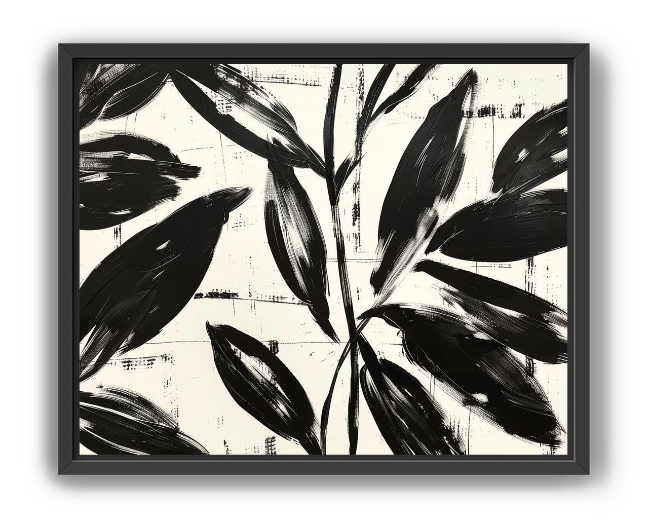 Leaves in black sweep