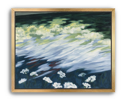 Wind skimming the wildflowers