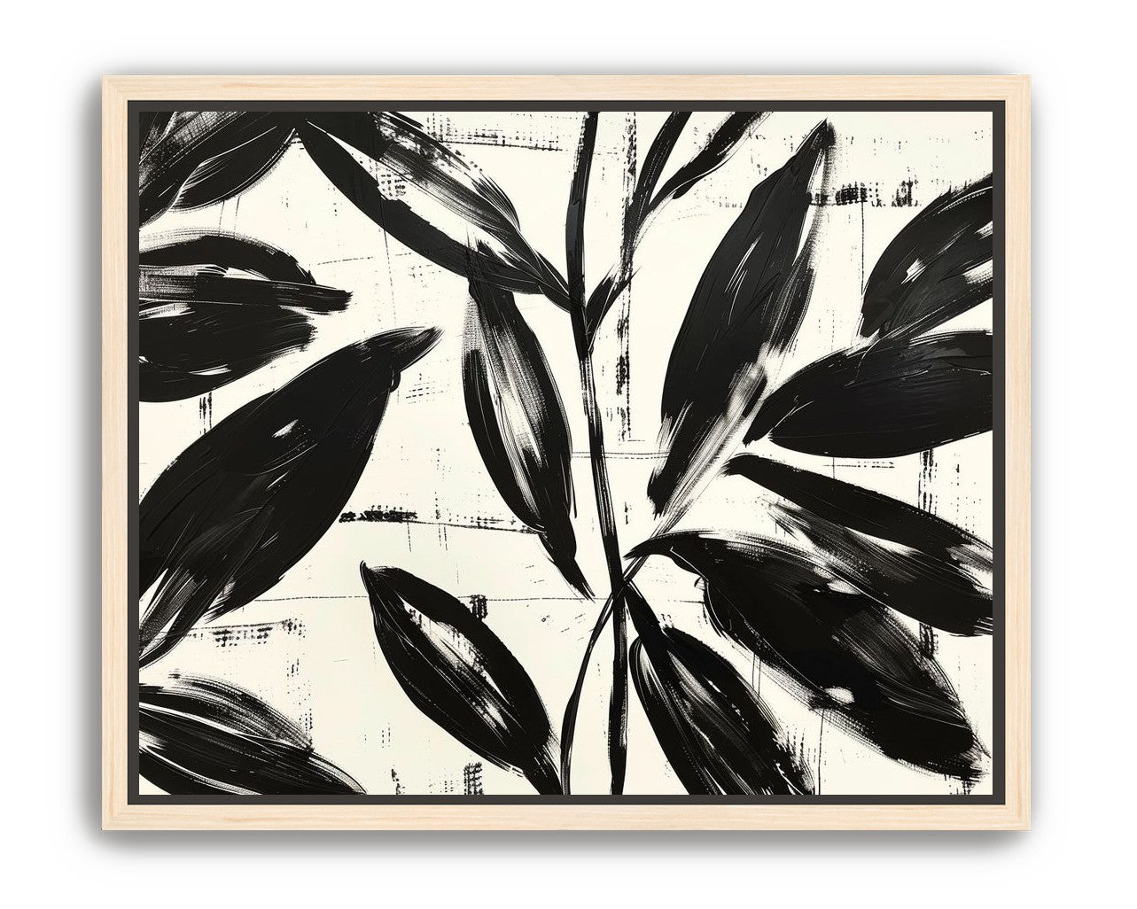 Leaves in black sweep
