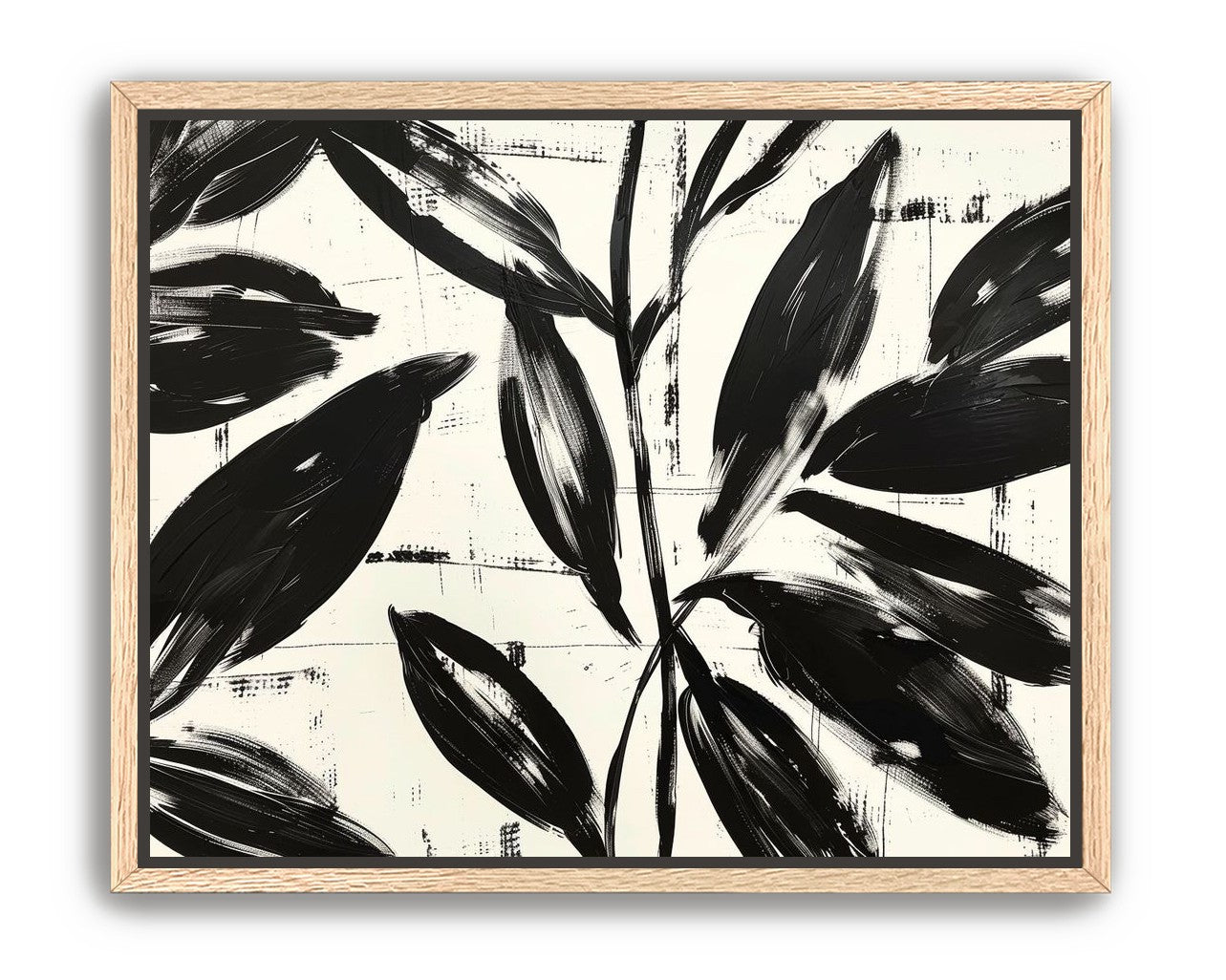 Leaves in black sweep