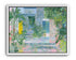 Pastel stairs between yellow and blue doors