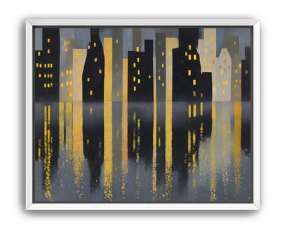 Windows above their reflections