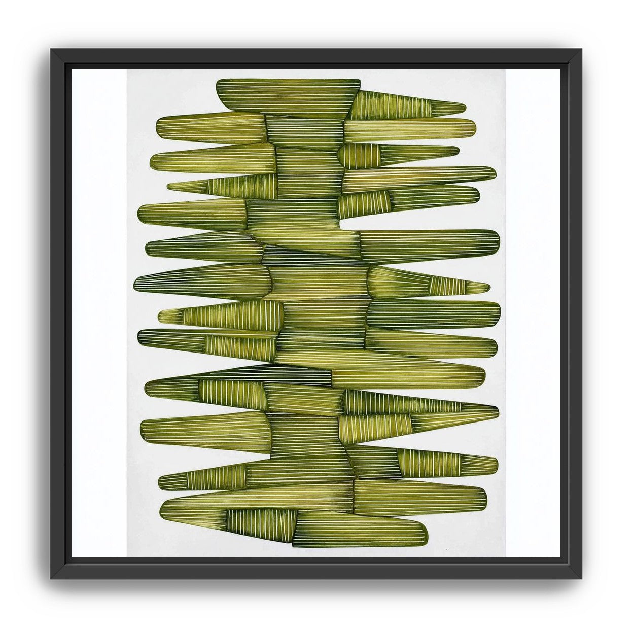 Olive green stacking lightens