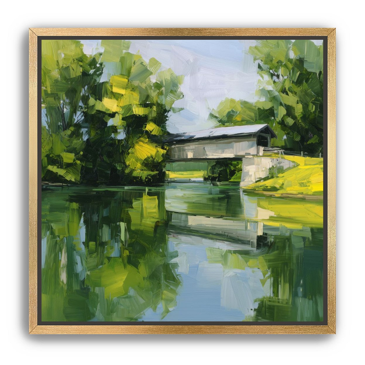 Covered Bridge in Summer