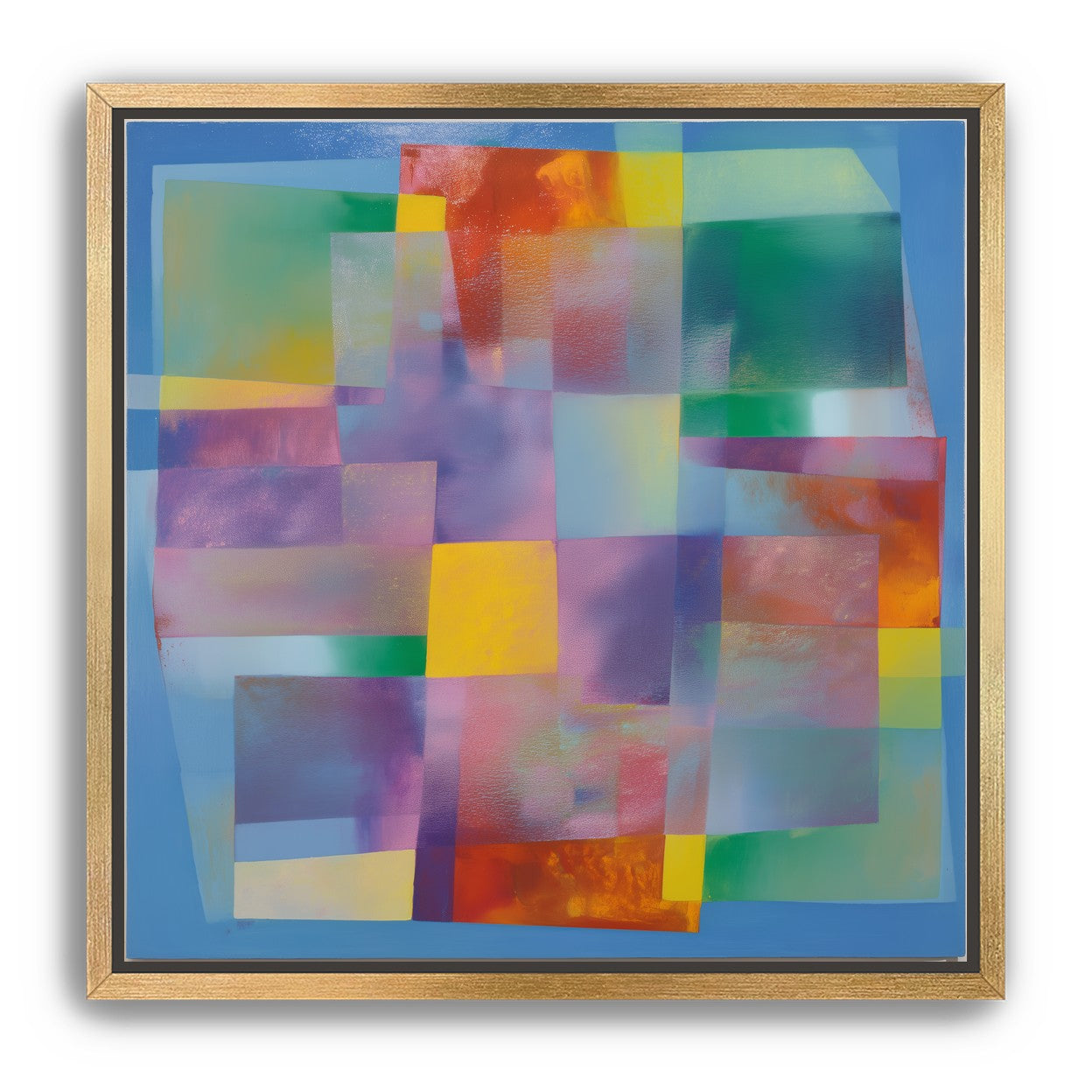 Blue border and drifting blocks