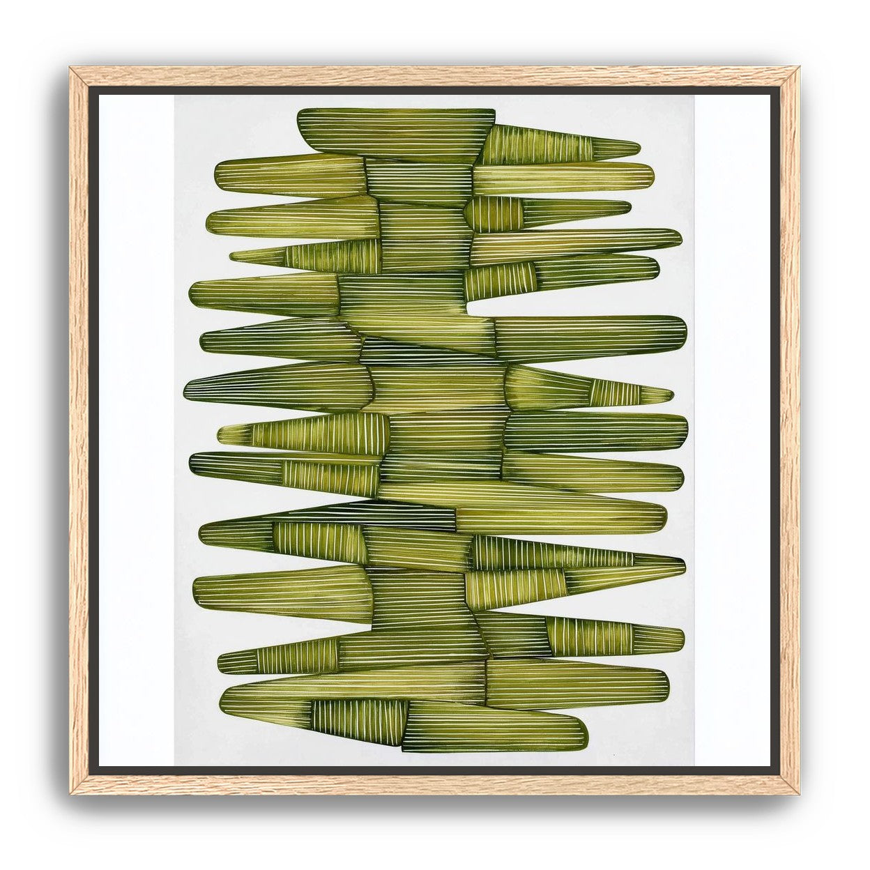Olive green stacking lightens