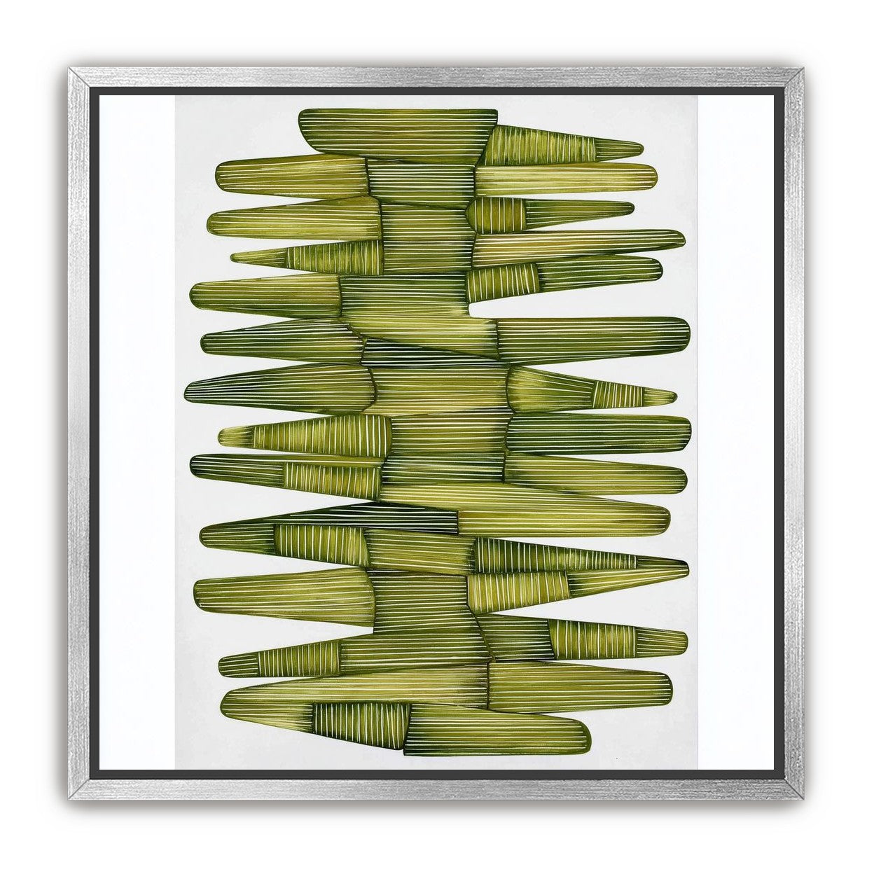 Olive green stacking lightens