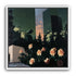 Roses under green towers