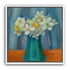 Daisies in green glass