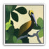 Long beak in green shade
