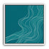 Ink Traced on Teal Surface