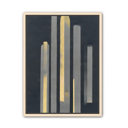 Yellow seeping through gray bars