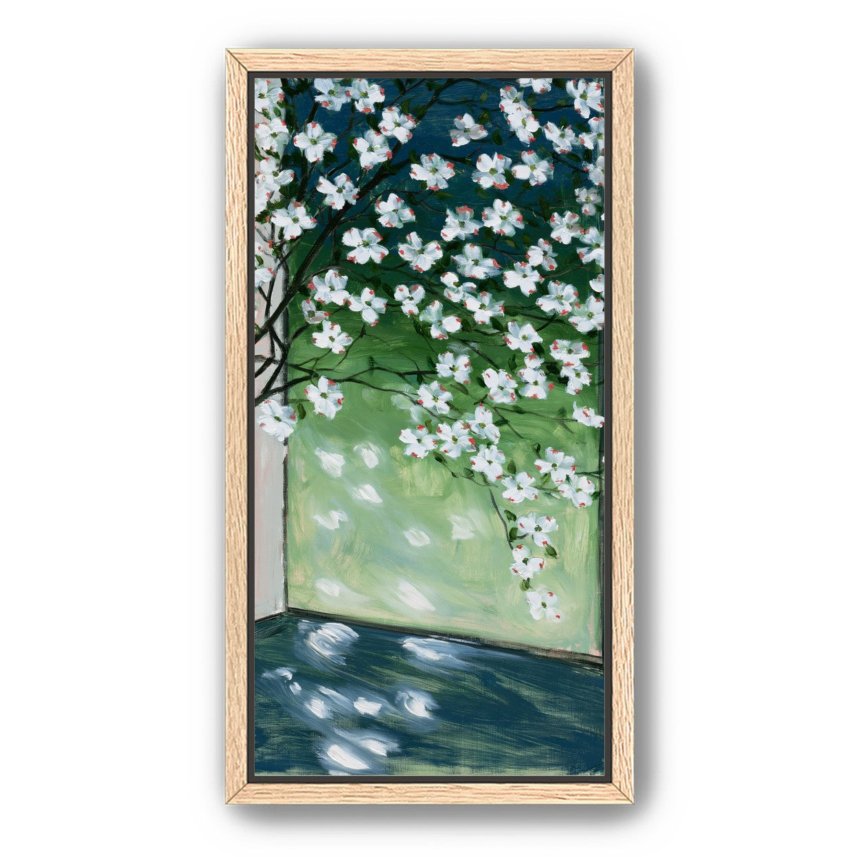 Blossoms at the windowpane