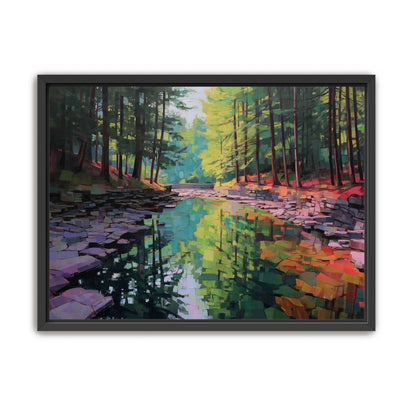 Worn Stones Along a Quiet Creek