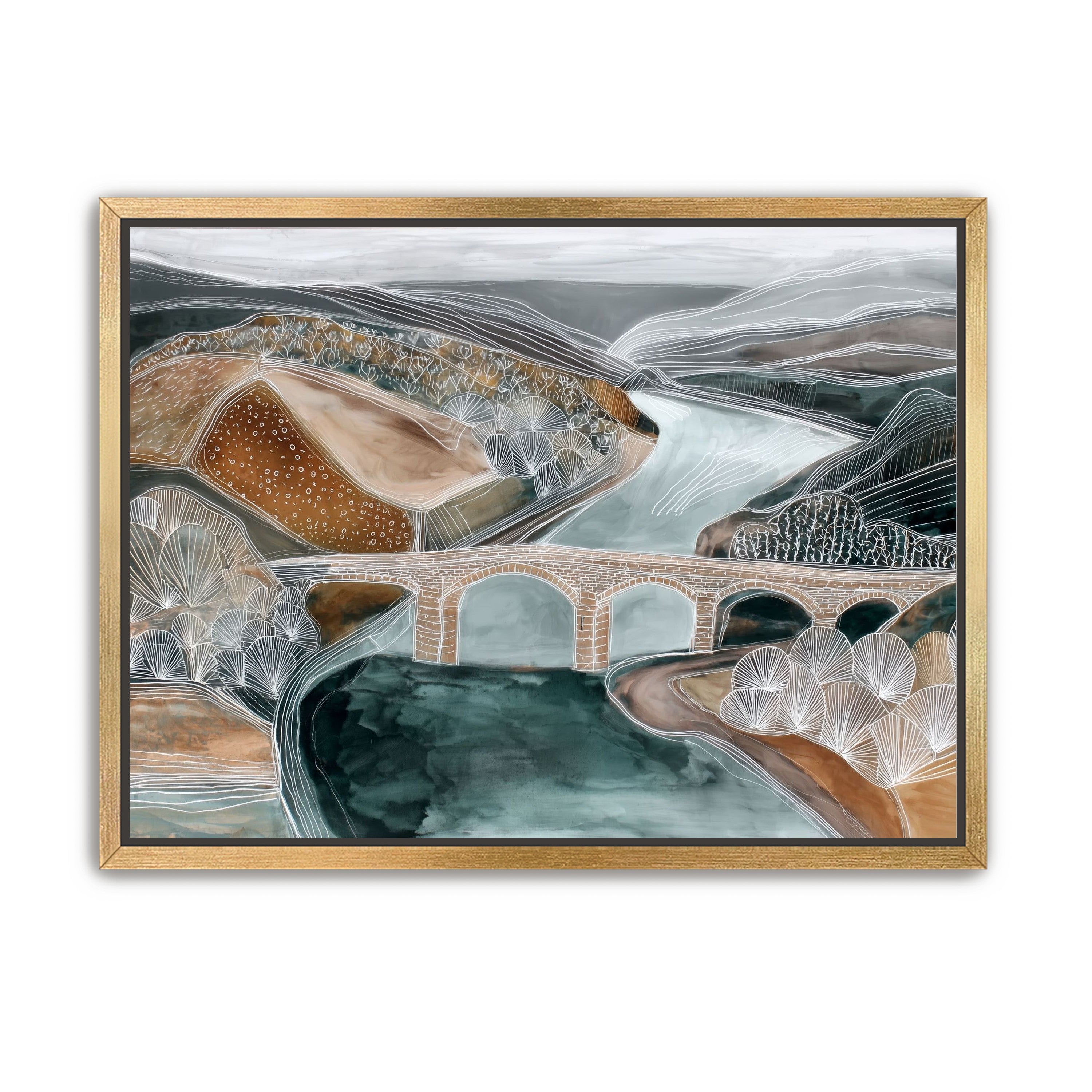 Three-Arch Stone Bridge