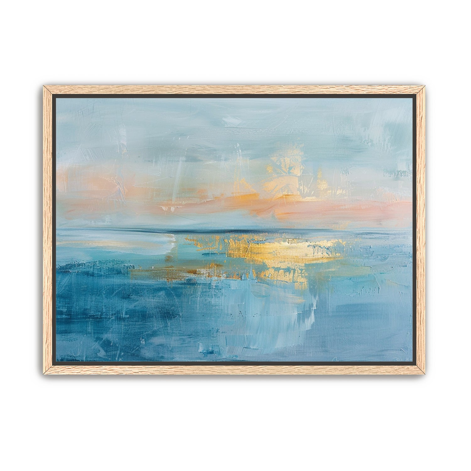 Gold light on quiet water