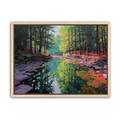 Worn Stones Along a Quiet Creek