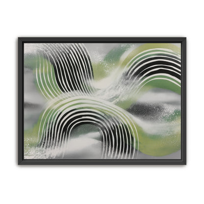 Stripes within the green haze